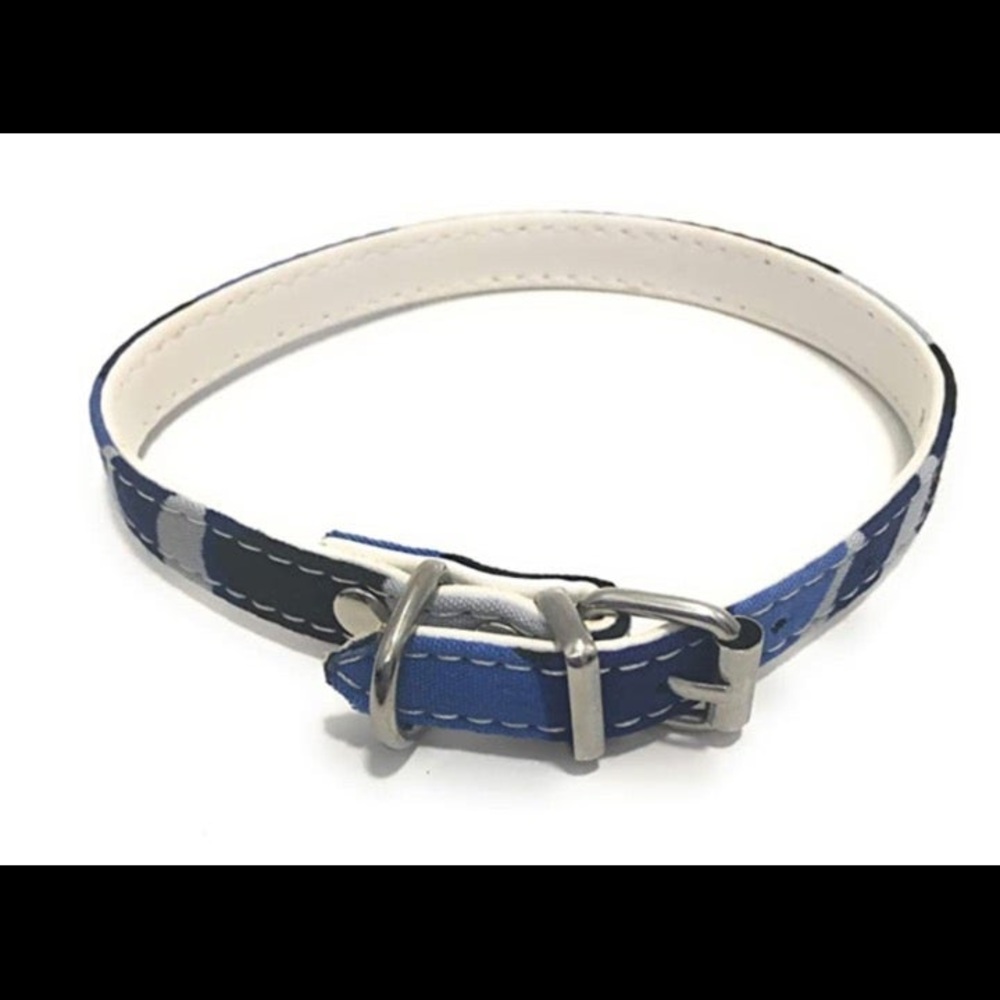 Dukes Blue Camouflage Dog Collar